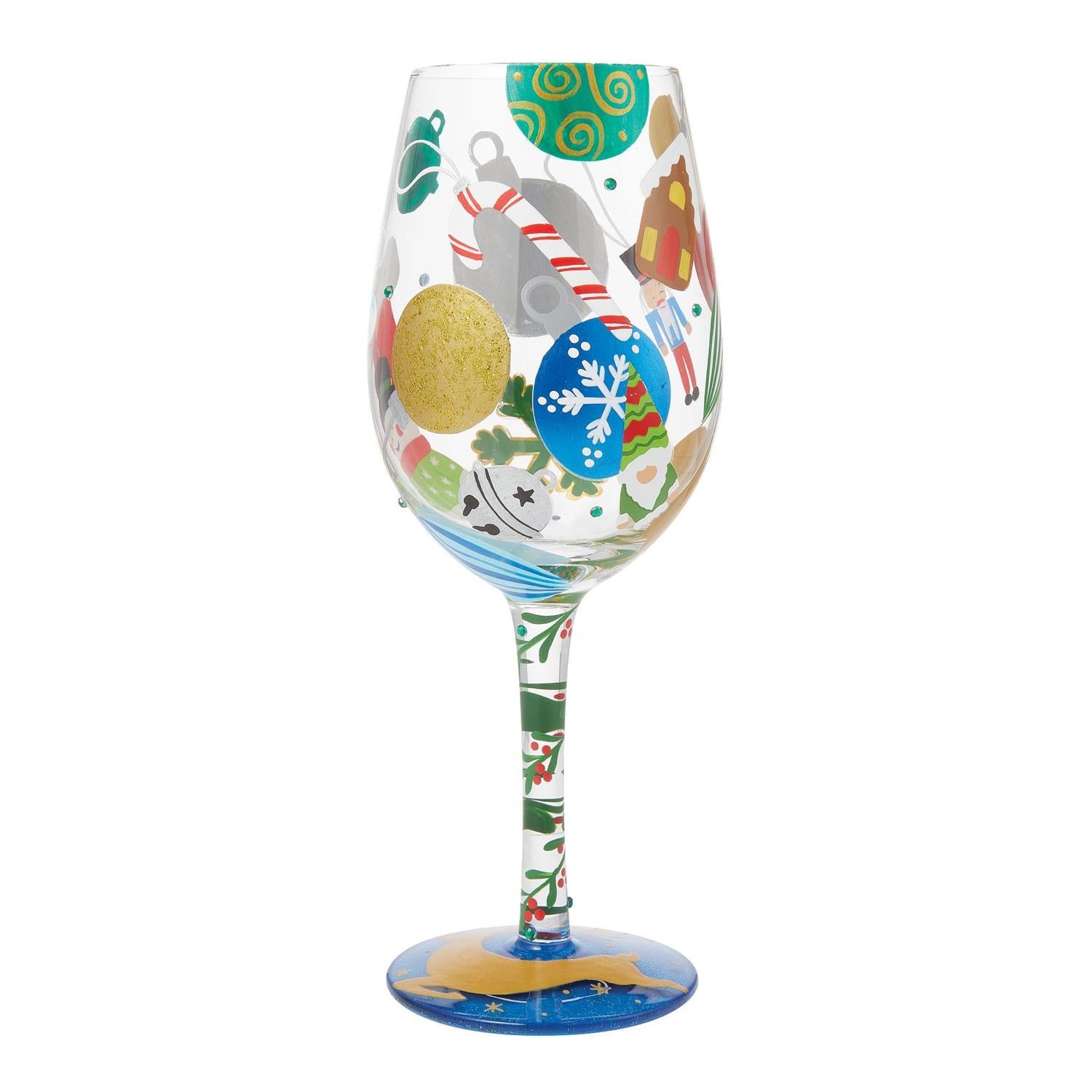 Pull Out The Decorations Stemmed Wine Glass