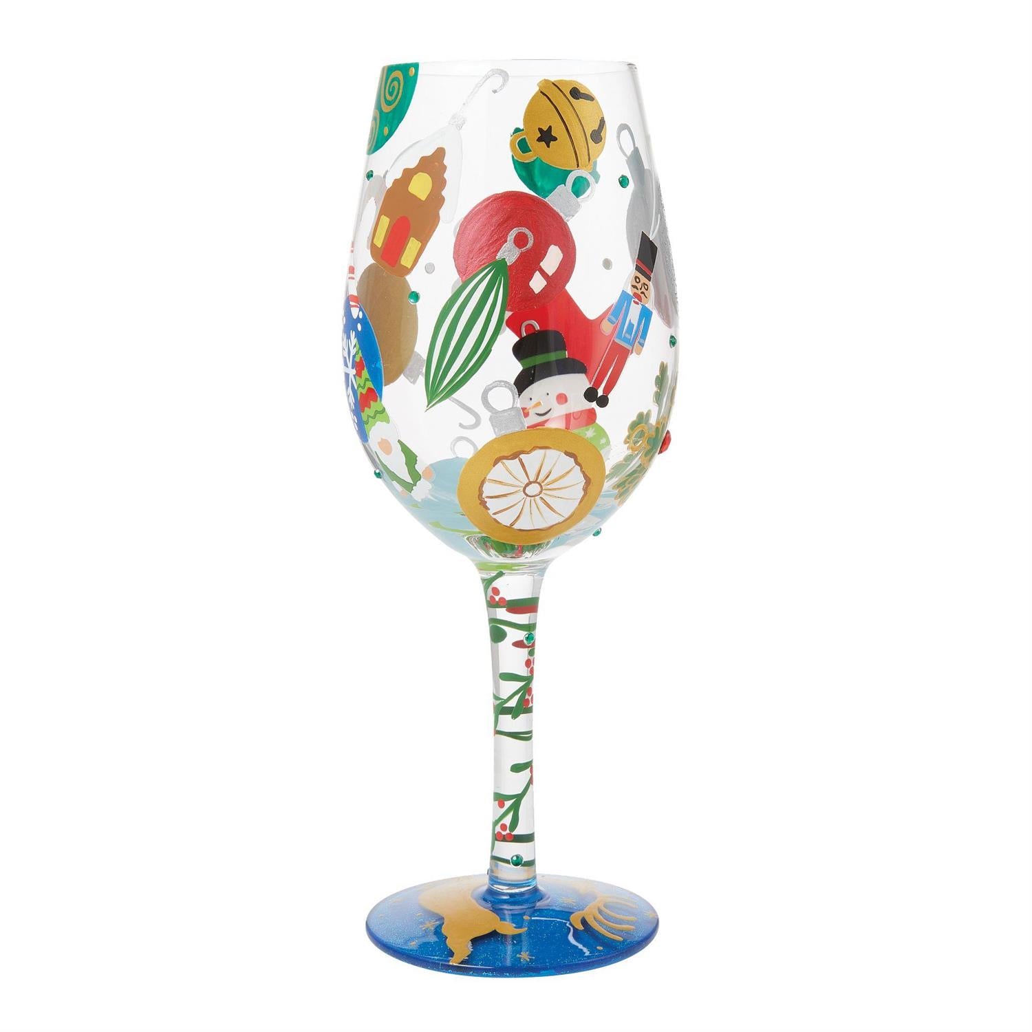 Pull Out The Decorations Stemmed Wine Glass