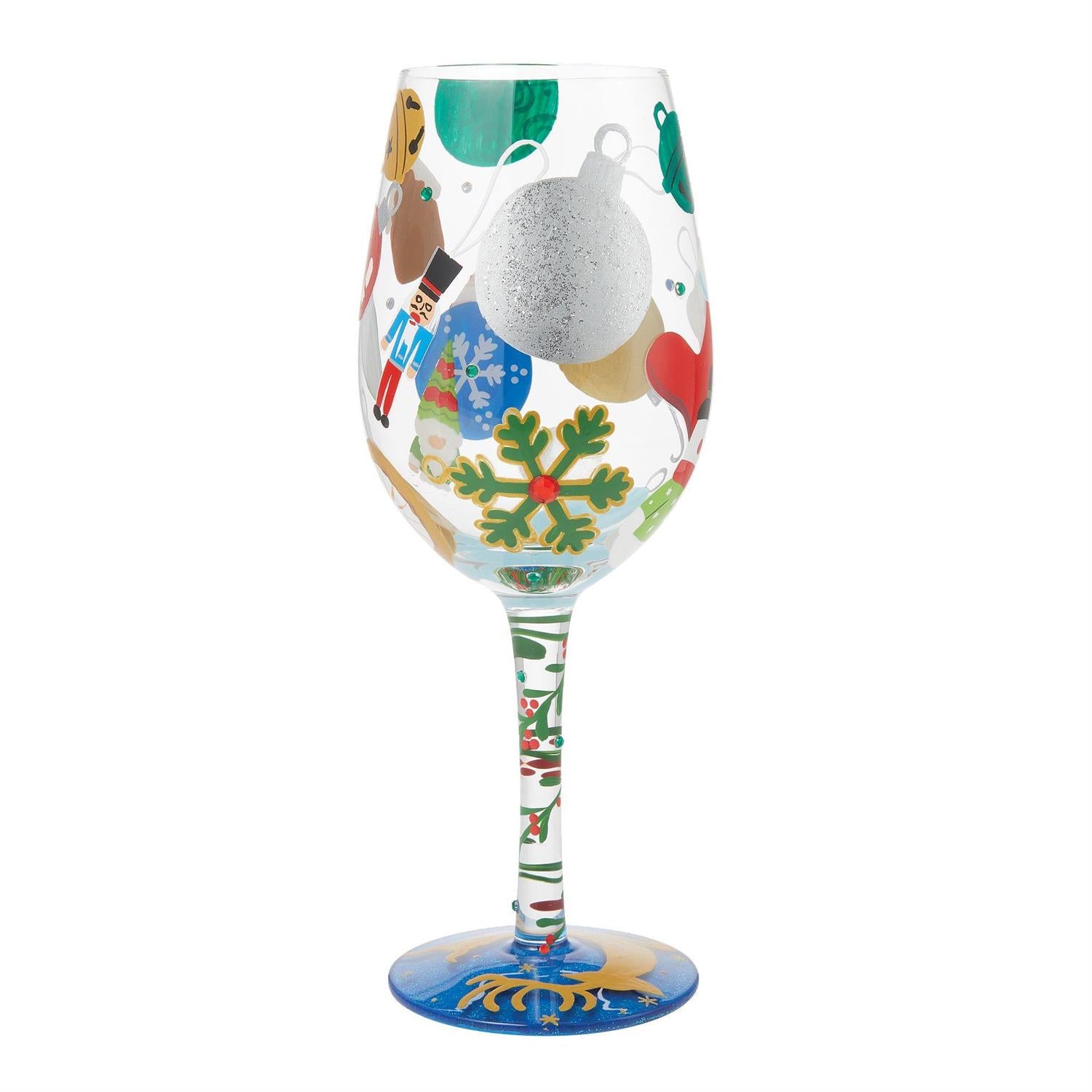 Pull Out The Decorations Stemmed Wine Glass