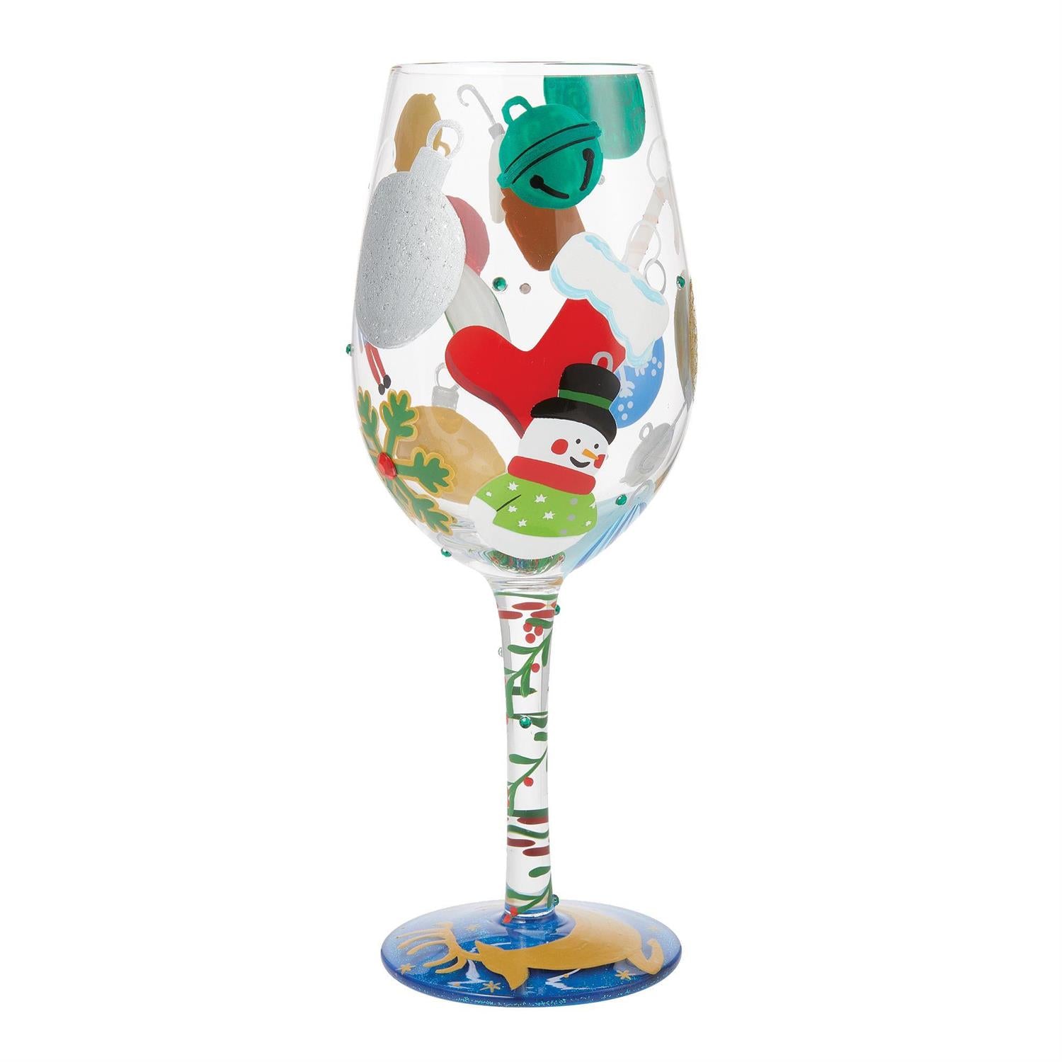 Pull Out The Decorations Stemmed Wine Glass