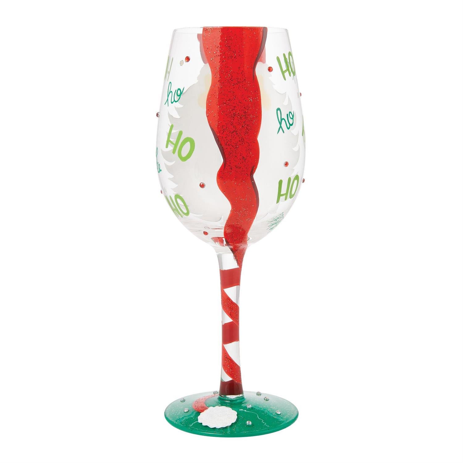 Jolly 'Ol St. Nick Stemmed Wine Glass