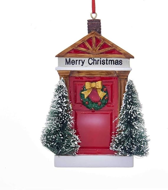 Merry Christmas Door Personalize Ornament