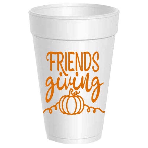 Friendsgiving Foam Cups 10 Pack