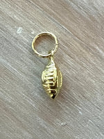 Small 18k Football Charm Gold - Beau Kisses