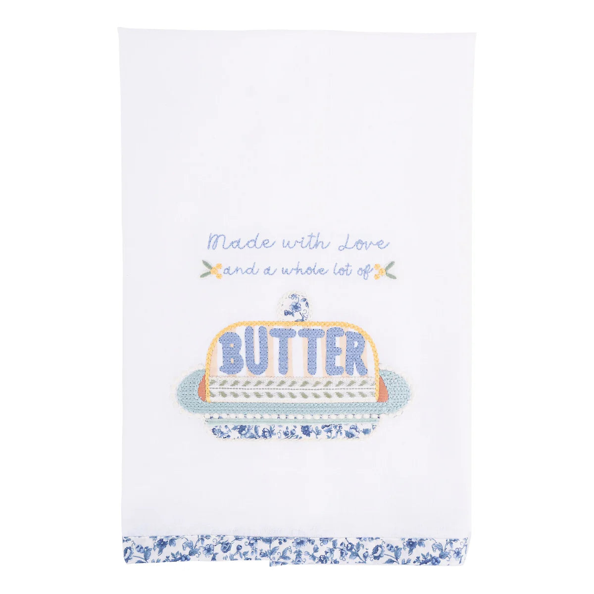 Love and A Whole Lot of Butter Tea Towel - Beau Kisses