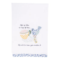 Cup Of Tea Bird Tea Towel - Beau Kisses