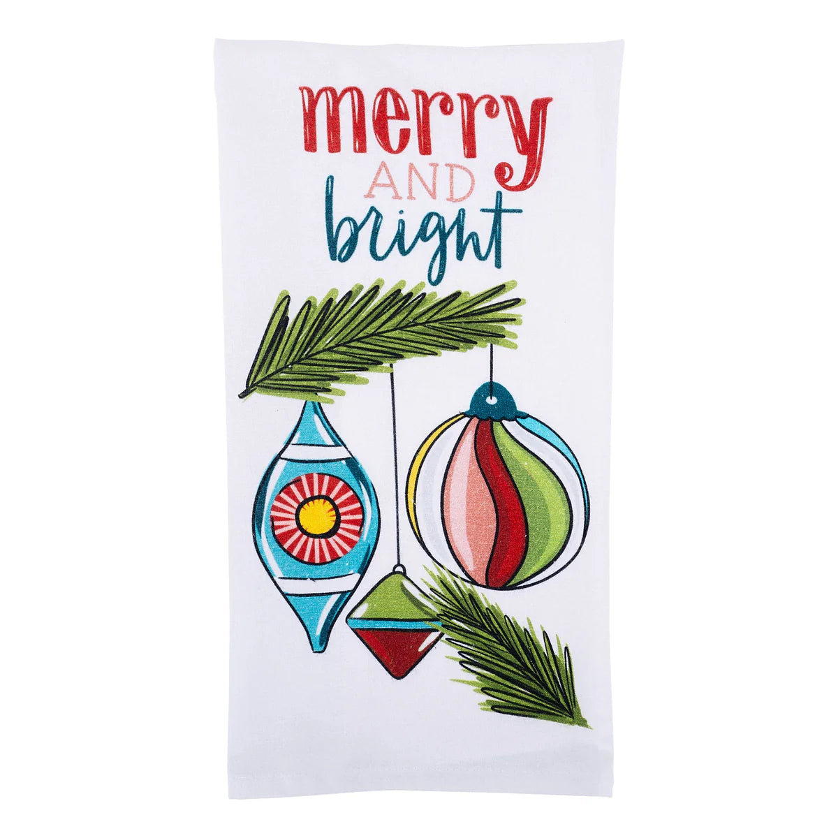 Merry and Bright Tea Towel