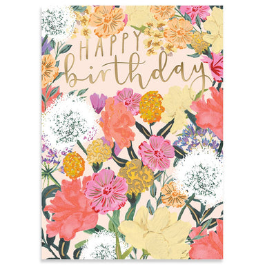 Birthday Flowers Card - Beau Kisses