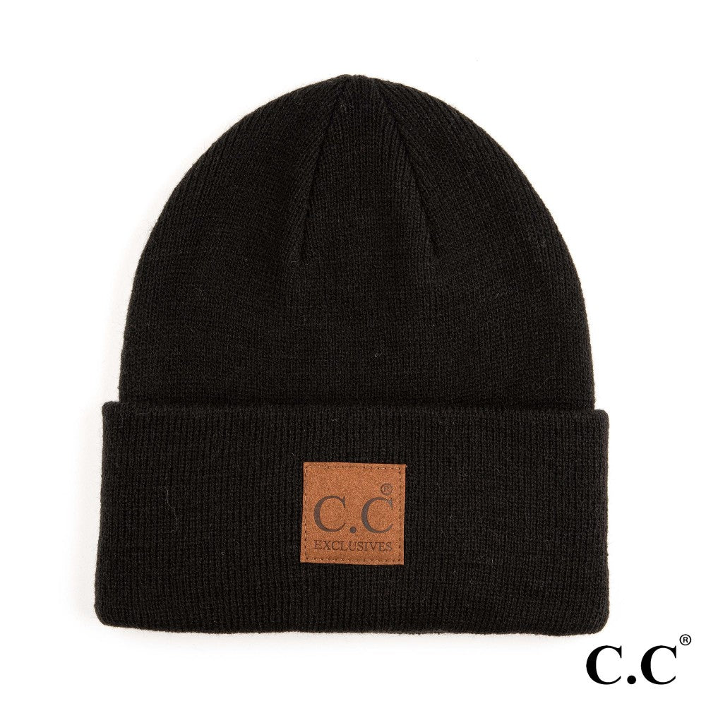 Knit Classic Beanie Black