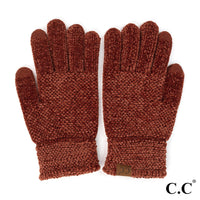 Chenille Knit Smart Touch Gloves - Beau Kisses