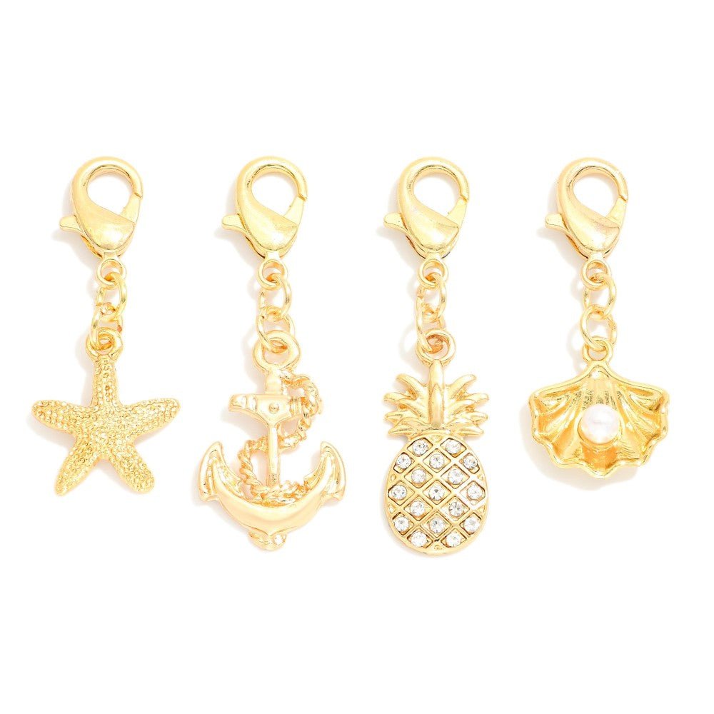 Beach Charms Set of 4 - Beau Kisses
