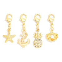 Beach Charms Set of 4 - Beau Kisses