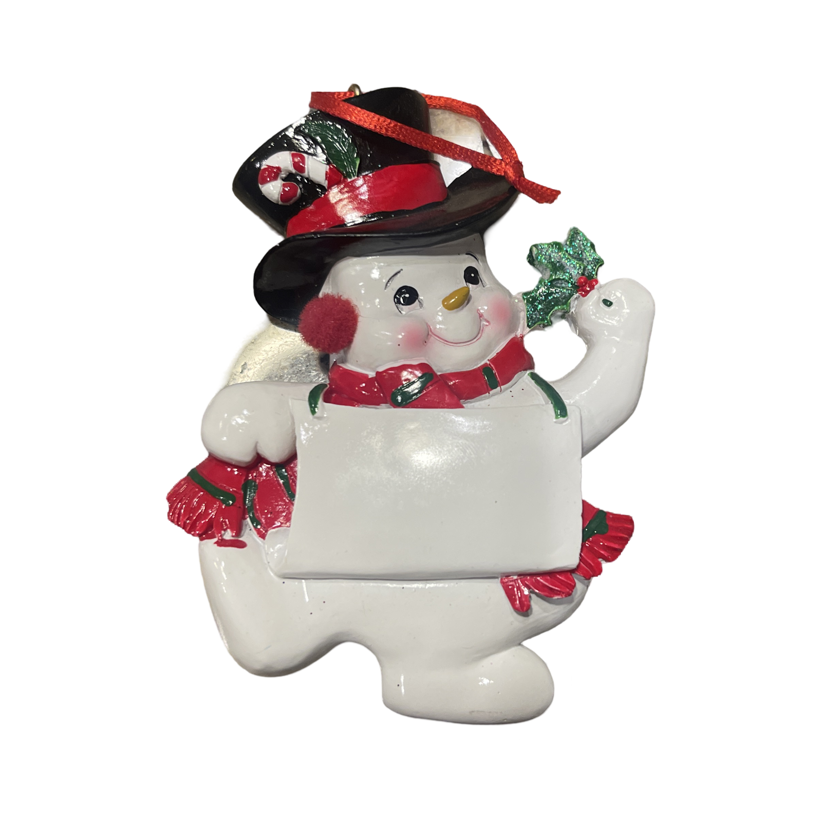 Snowman Personalizable Ornament