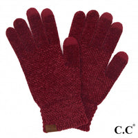 Chenille Knit Smart Touch Gloves - Beau Kisses