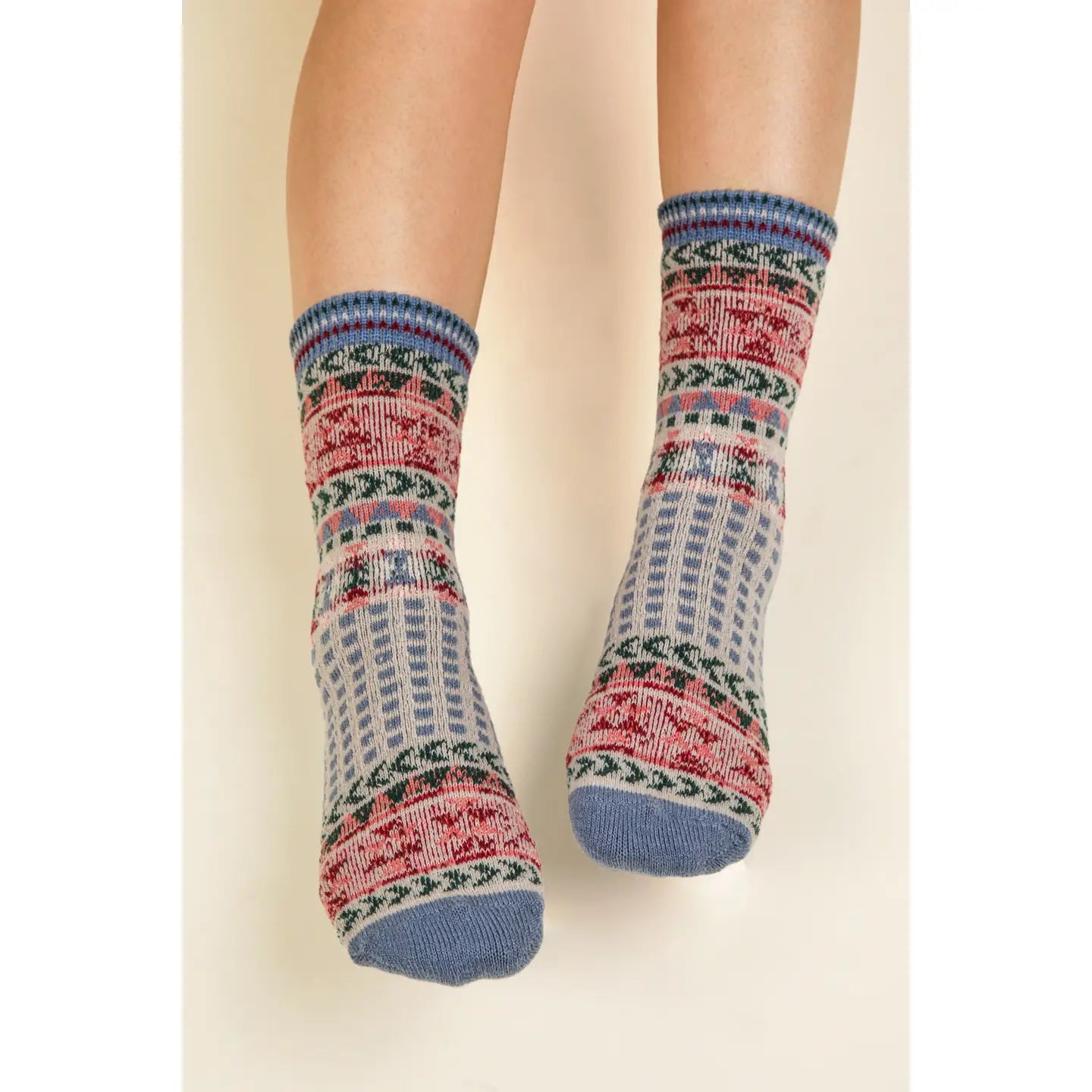 Geometric Graphic Crew Socks