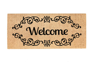 Sassafras Switch Mat Welcome Scroll - Beau Kisses