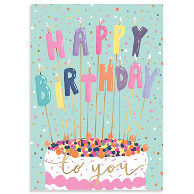 Candle Cake Birthday Card - Beau Kisses