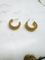 Stassi Earring 18K Gold - Beau Kisses