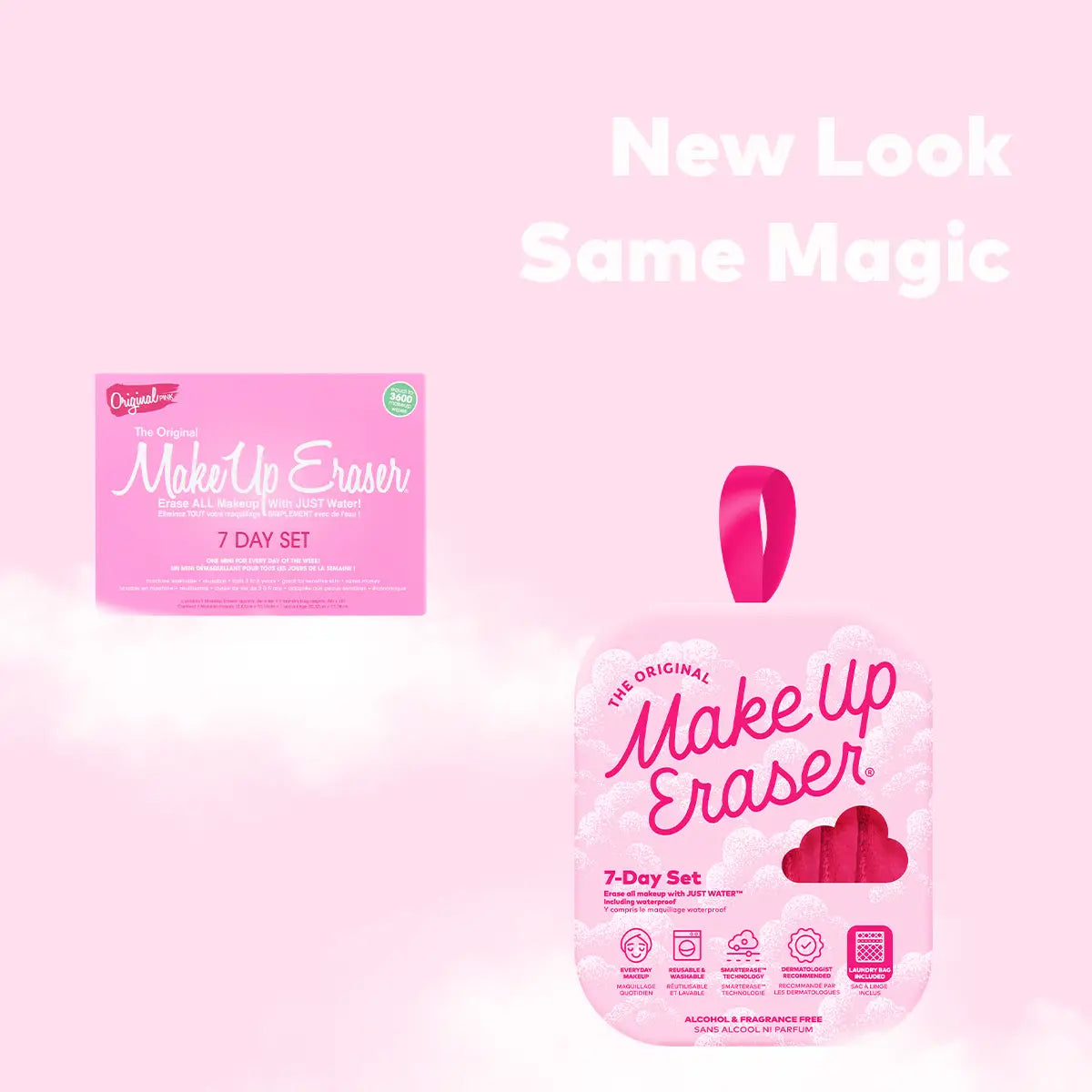 Makeup Eraser 7 Day Set Pink (New Look) - Beau Kisses