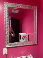 Antique Silver Mirror - Beau Kisses