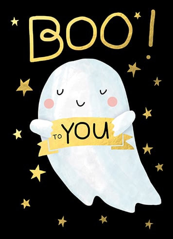 Boo To You Halloween Card