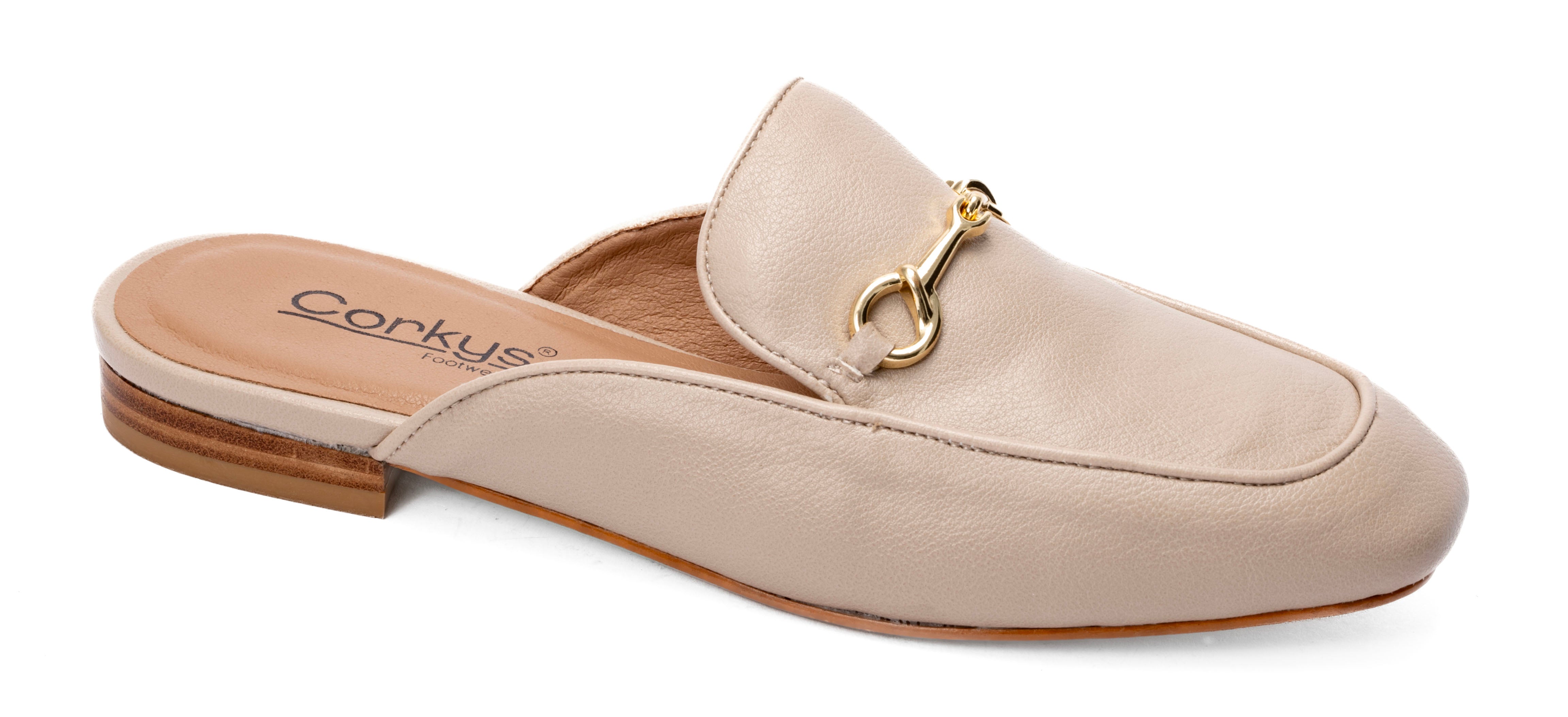 Charmer Slip On Mule Camel - Beau Kisses