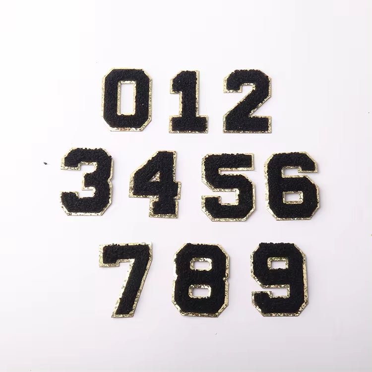 Chenille Patch Numbers - Beau Kisses