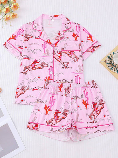 Cowgirl Print Pajama Set 
