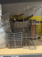 Set of 10 Chicken Wire Baskets - Beau Kisses
