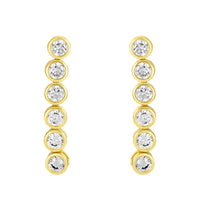 Lennon Earrings Gold - Beau Kisses