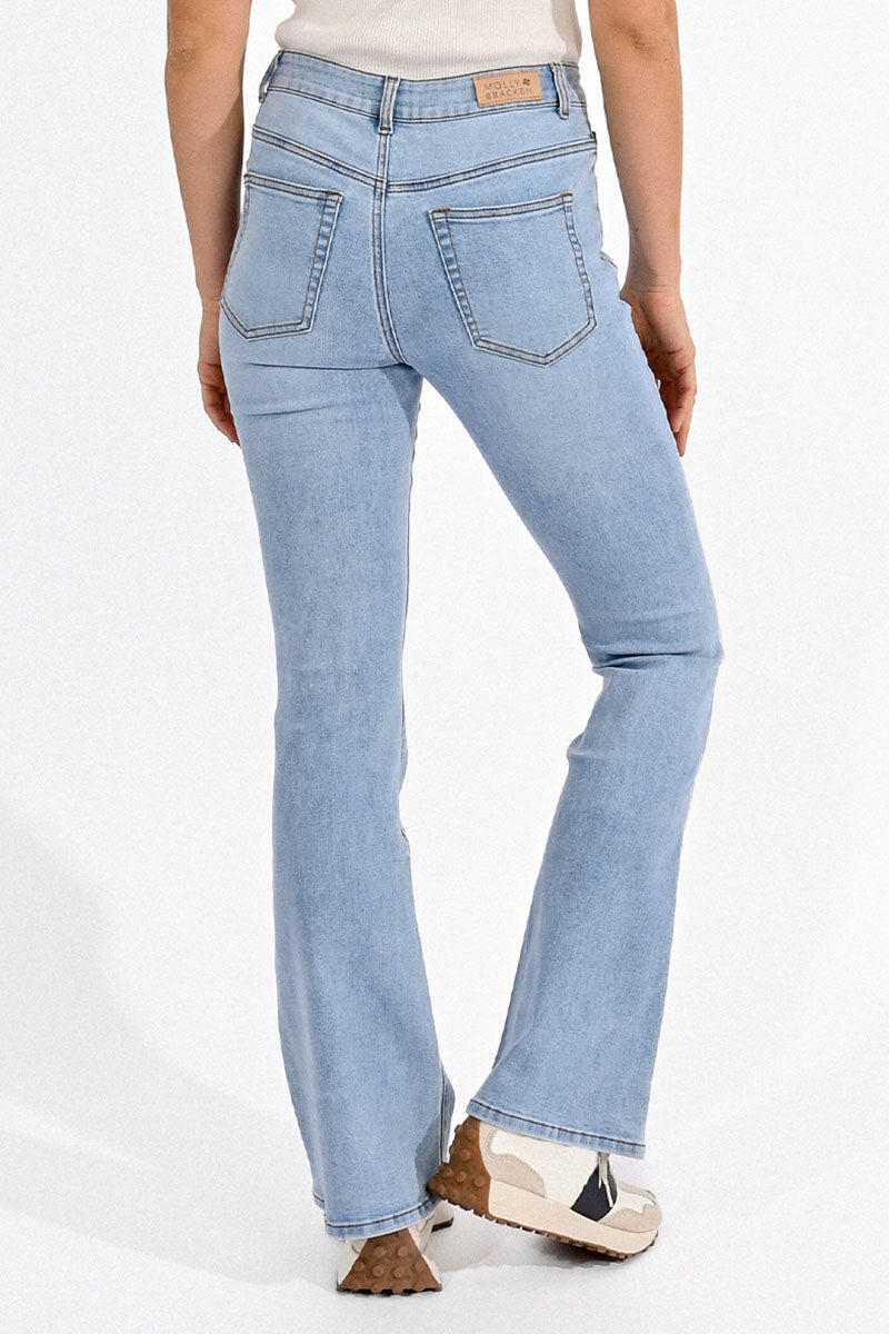 Joanie Bootcut Jeans Light Denim