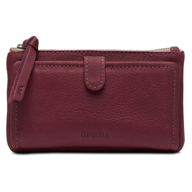 Consuela Slim Wallet Plum - Beau Kisses