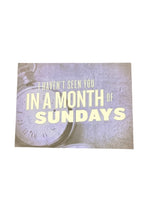 Month Of Sunday's Greeting Card - Beau Kisses