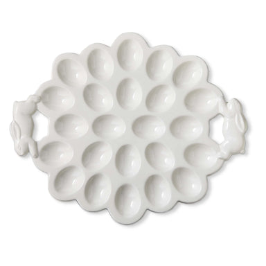 Bunny Handle Egg Platter - Beau Kisses