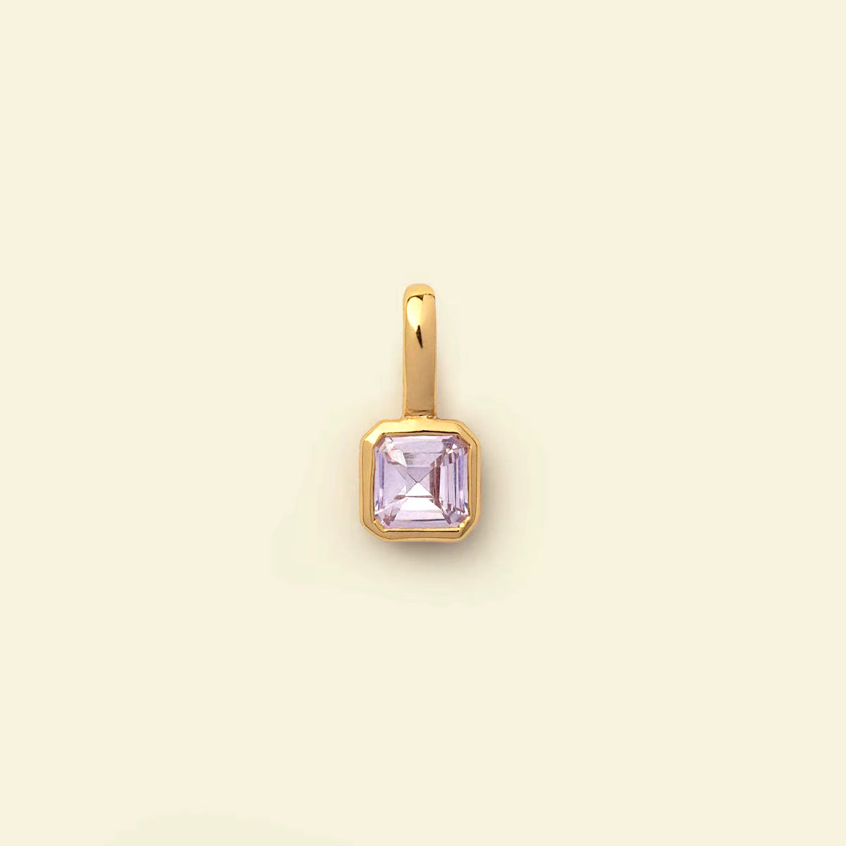 Charm Bar Square Birthstone Charms