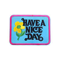Embroidered Have A Nice Day Assorted Patches - Beau Kisses