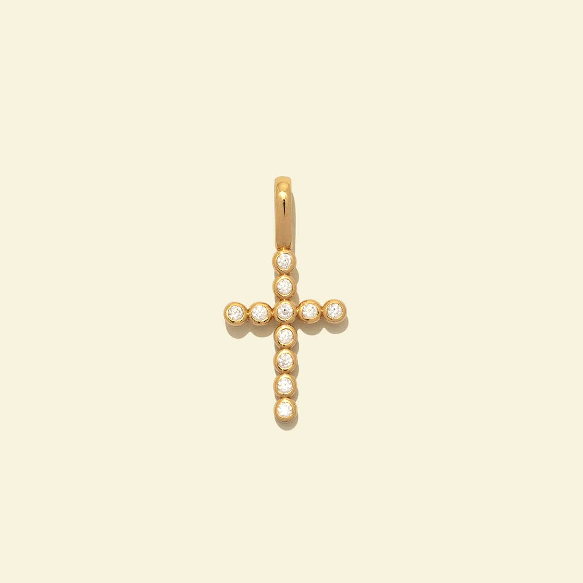 Charm Bar Assorted 18K Plated Cross Charms