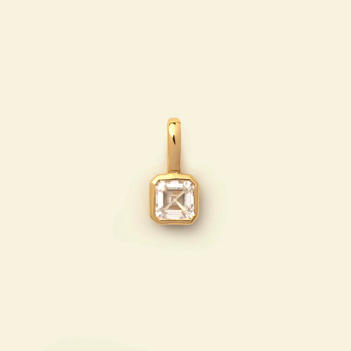 Charm Bar Square Birthstone Charms