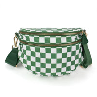 Nylon Checkered Crossbody - Beau Kisses