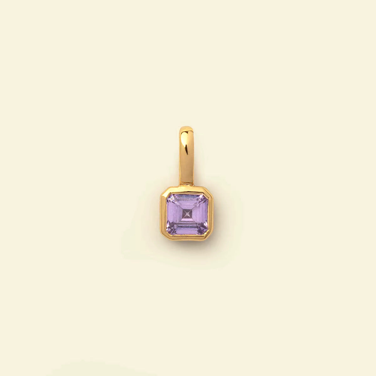 Charm Bar Square Birthstone Charms