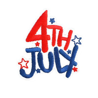 Embroidered America Assorted Patches - Beau Kisses