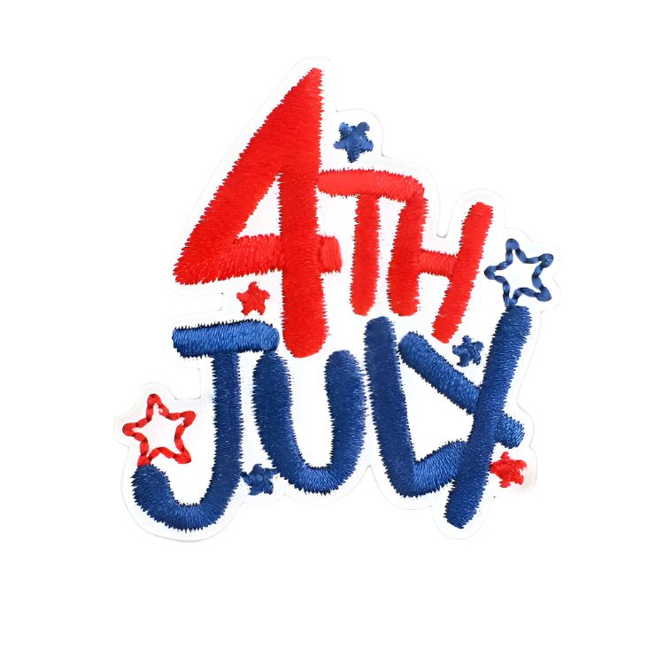 Embroidered America Assorted Patches - Beau Kisses