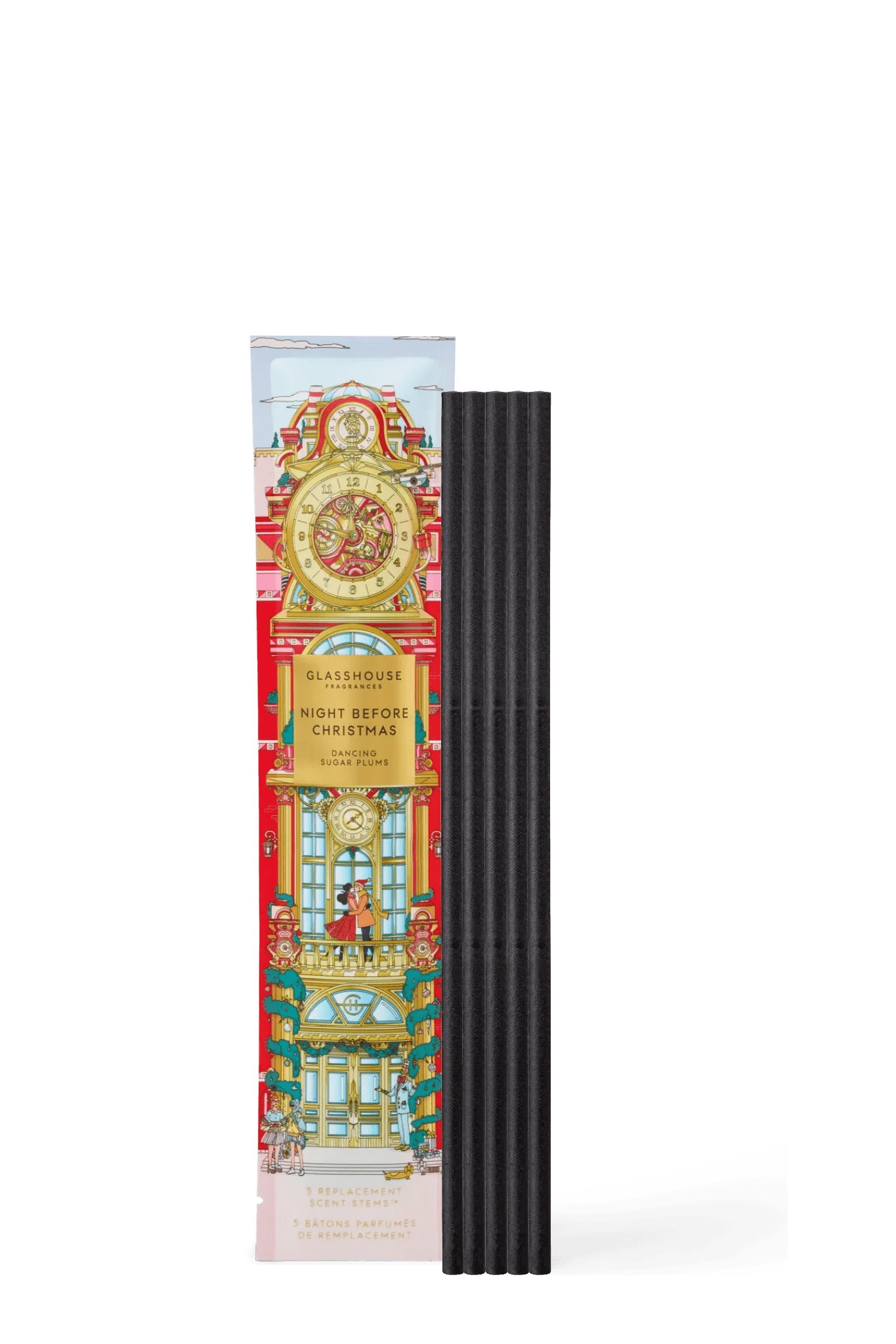 5 Replacement Scent Stems Night Before Christmas - Beau Kisses