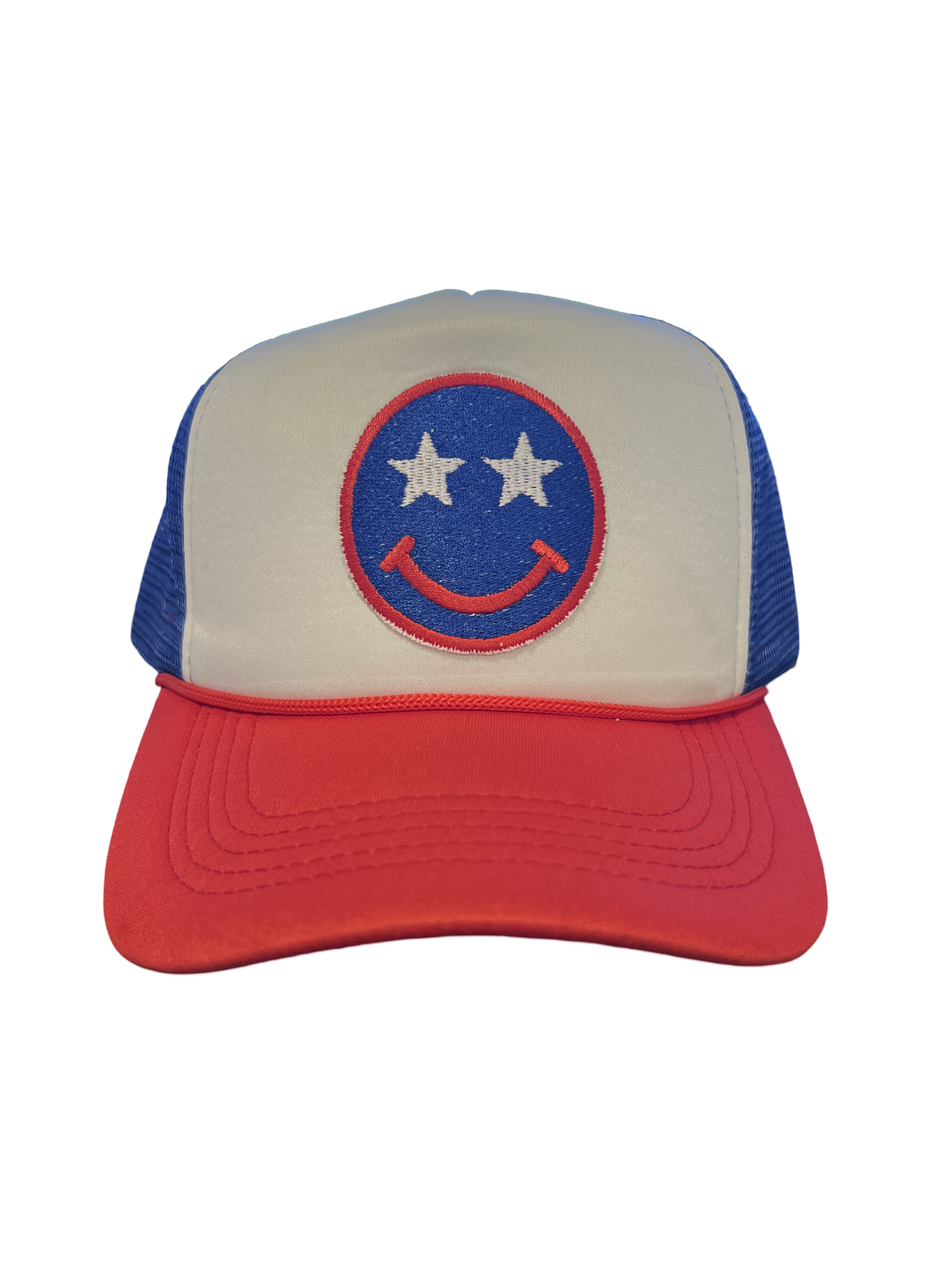 Trucker Hat Foam Star Smiley Face - Beau Kisses