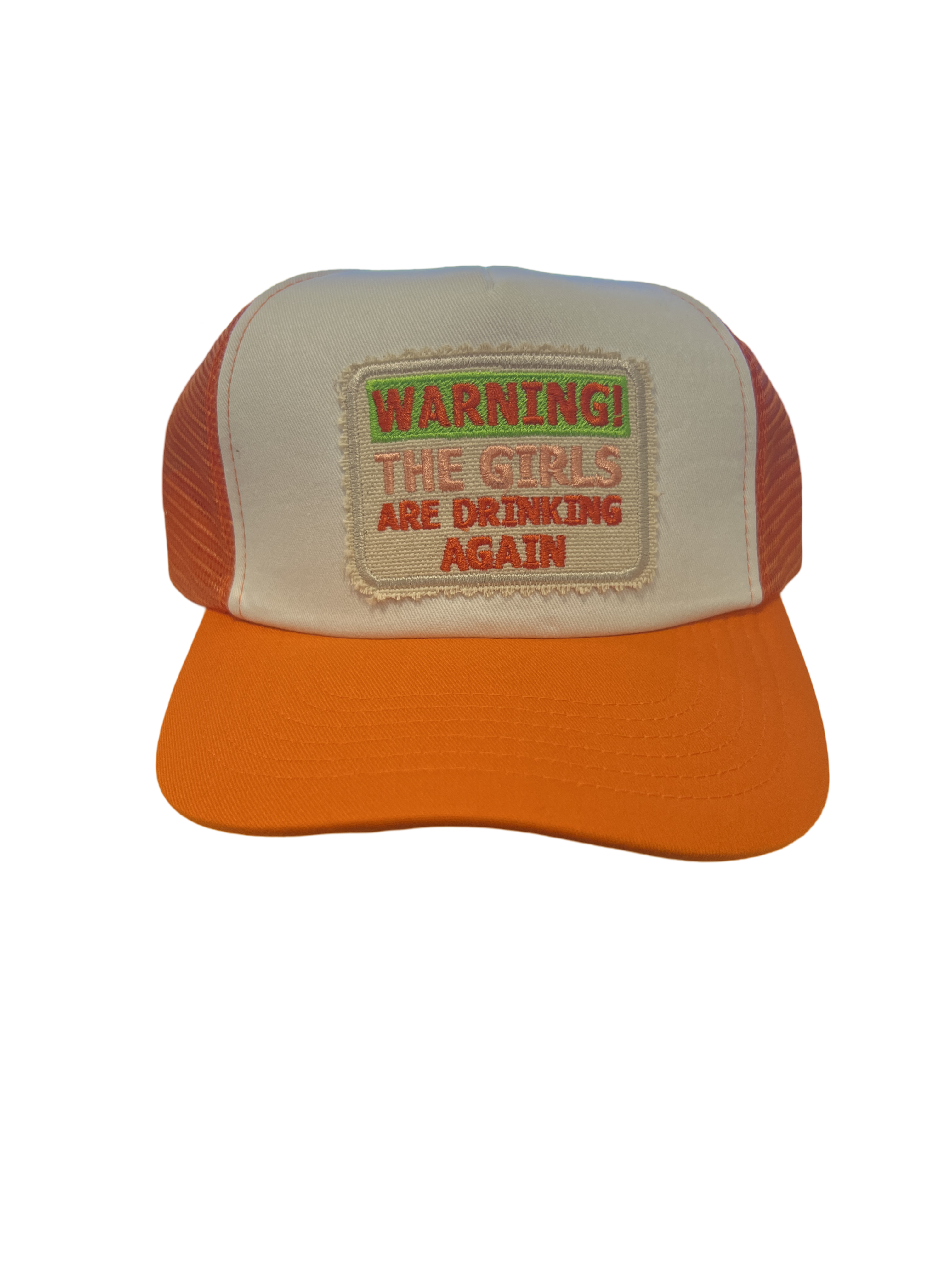 Foam Trucker Hat "Warning! The Girls Are Drinking Again" - Beau Kisses