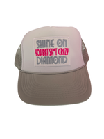 Trucker Hat Foam Shine On You Bat Sh*t Crazy Diamond - Beau Kisses