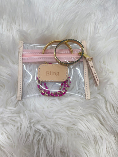 Jon Hart Clear Pocket Pouch - Beau Kisses