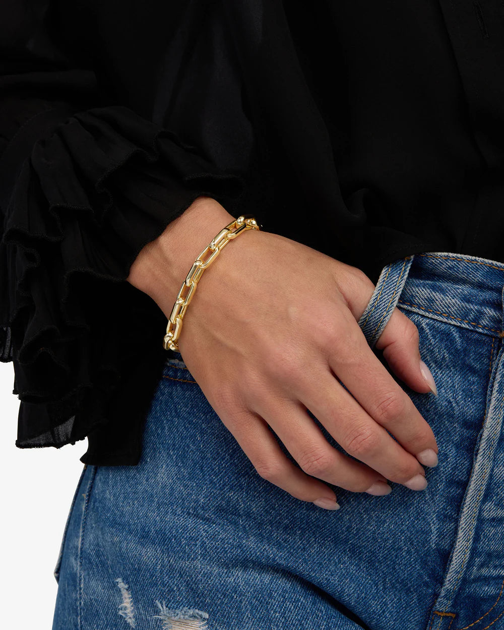 Lil Frankie Chain Bracelet Gold