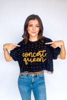 Concert Queen Sweater Black ONLINE ONLY - Beau Kisses