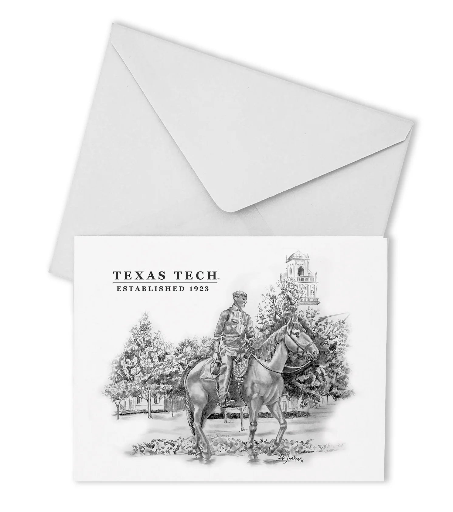 Texas Tech Campus Boxed Note Cards - Beau Kisses